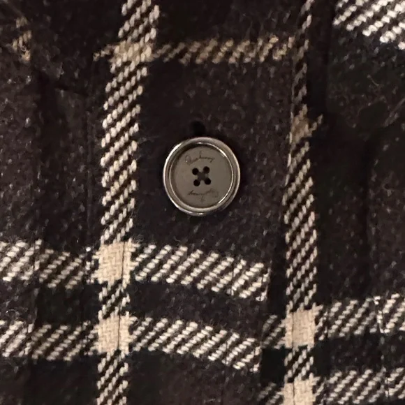 Burberry wool blend Checkered Trench Coat - Picture 7 of 10